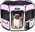 Pet Dog Playpen 36, 45 & 61 in Portable Soft Exercise Pen