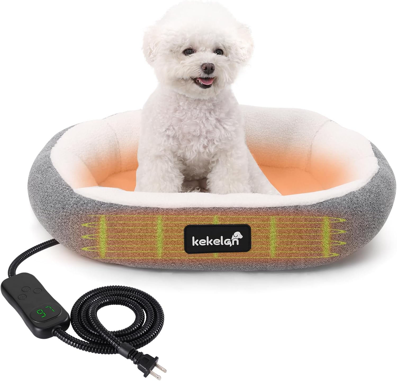 Indoor Heated Cat Bed for Cozy Comfort in Winter Months