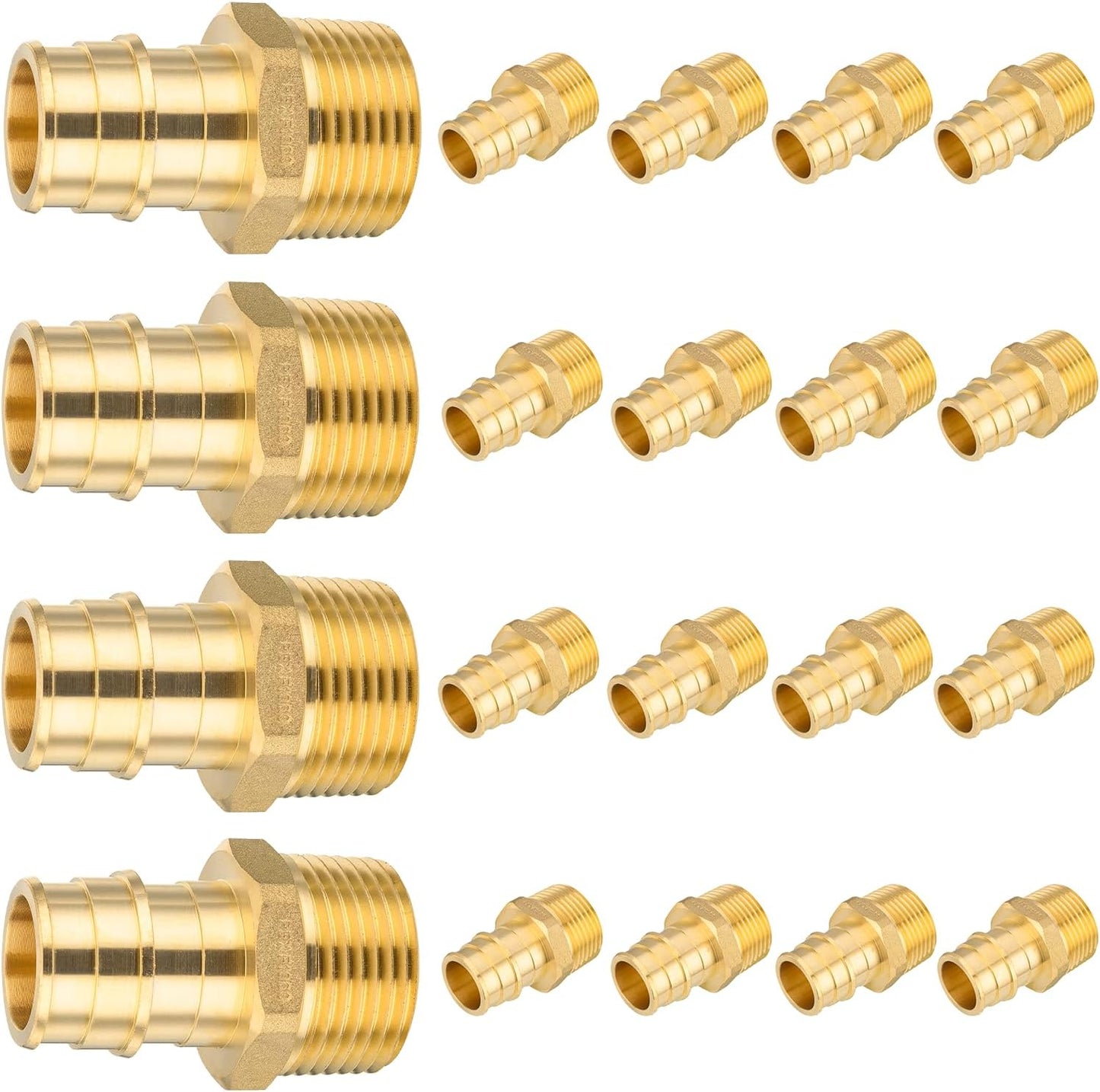 20-Pack PEX A Expansion Fittings for Reliable Plumbing Solutions