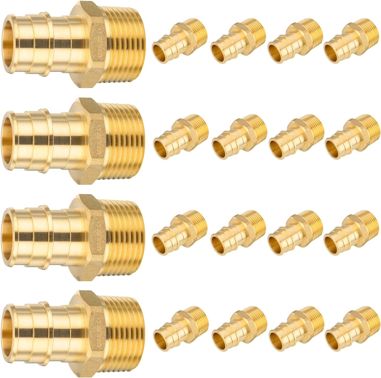 20-Pack PEX A Expansion Fittings for Reliable Plumbing Solutions