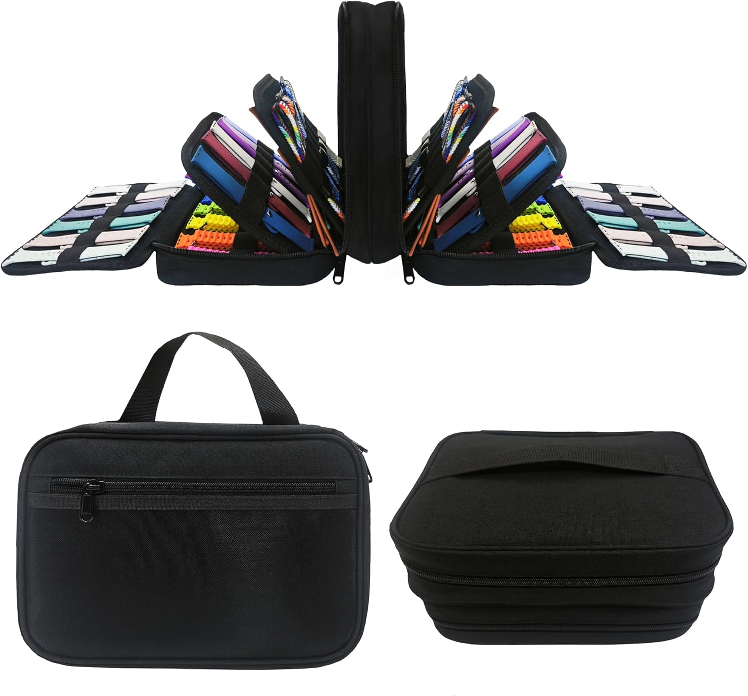 Organize Watches in Style - 84 Slot Storage Bag