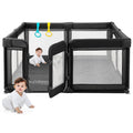 Sturdy Baby Playpen with Door, Indoor/Outdoor Safety Pen