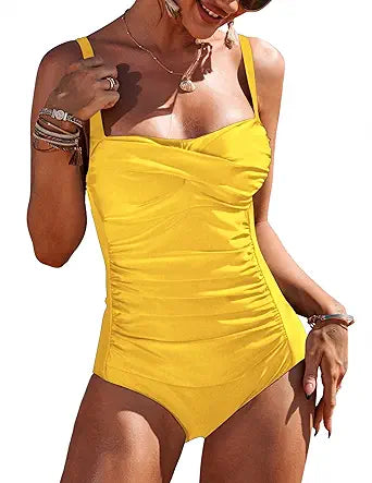 Ekouaer Women's One Piece Swimsuit for Tummy Control & Style