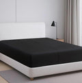 2-Pack Twin XL Egyptian Cotton Fitted Sheets 600 TC - Black