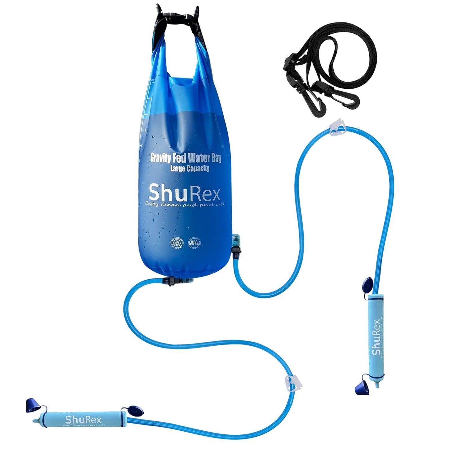 ShuRex 12L Gravity Water Filter: Portable Purification Power!