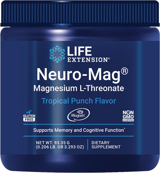 Neuro-Mag Magnesium L-Threonate Powder for Cognitive Support