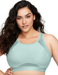 Glamorise Plus Size No-Sweat Mesh Sports Bra - High Containment