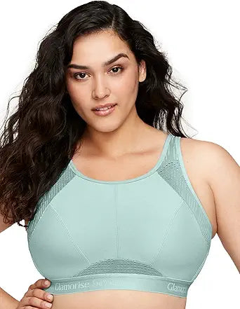 Glamorise Women's Plus Size No-Sweat Mesh Sports Bra #1068 Review