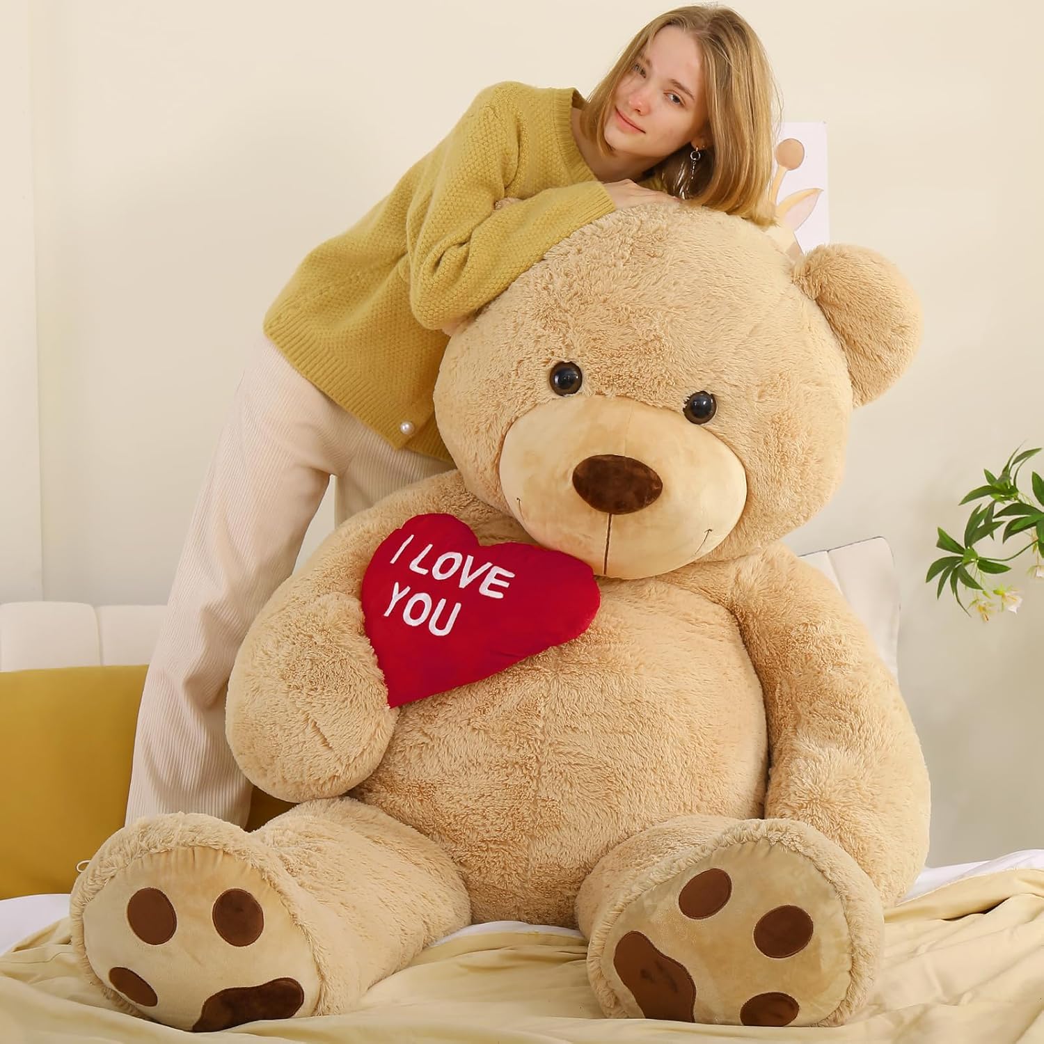 Tezituor 5ft Giant Teddy Bear - Perfect Gift for Loved Ones