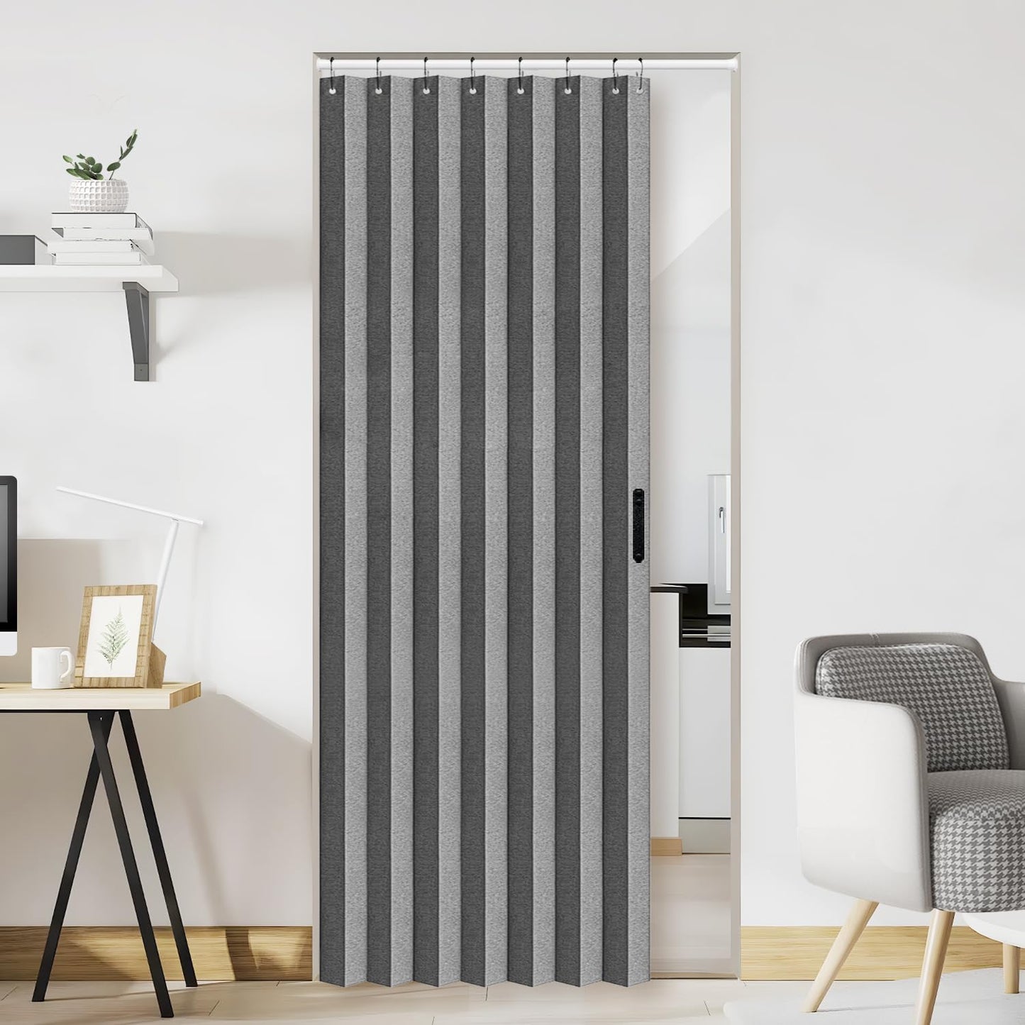 Vatge Closet Curtain for Open Closet, Elegant Room Divider