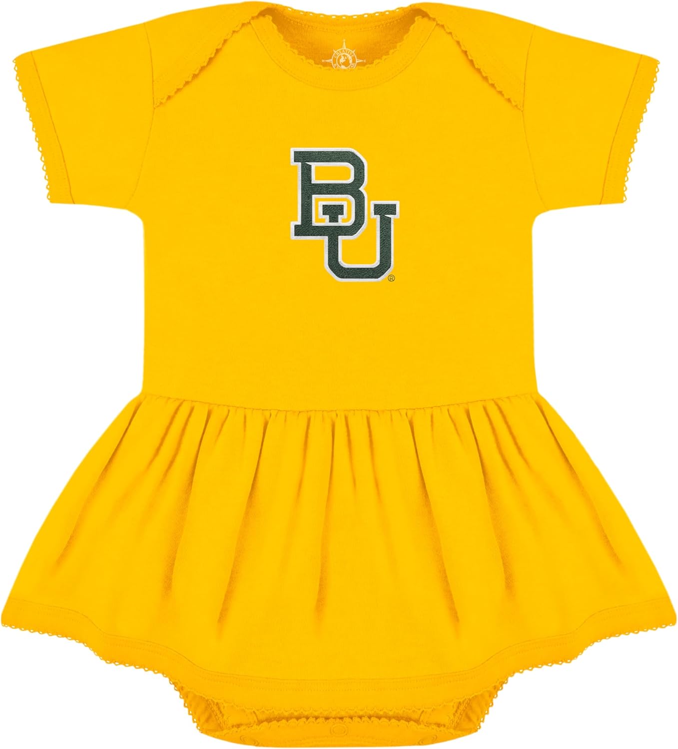 Creative Knitwear College Baby Picot Bodysuit Dress for Girls
