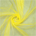 Bridal Solid Sheer Organza Fabric 25 Yard Roll - Yellow
