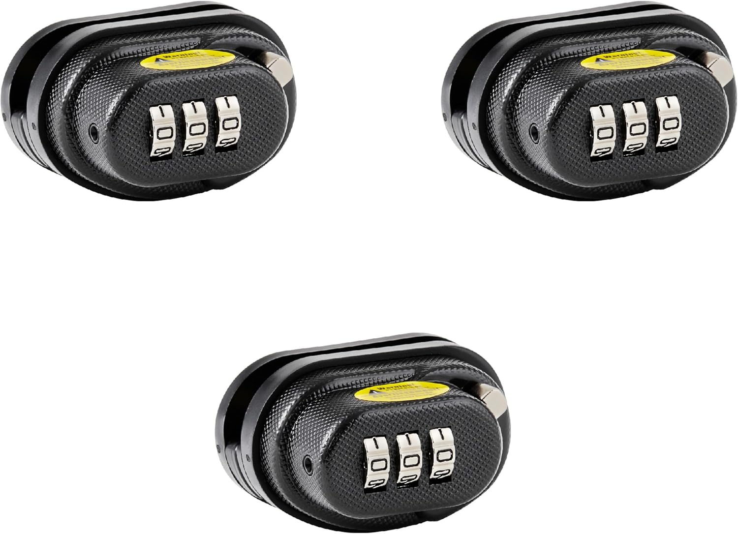 Master Lock Black Gun Trigger Lock for Firearm Safety 3 Pack