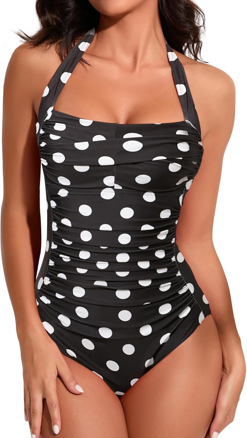 Smismivo Tummy Control Swimwear for Chic Vintage Style