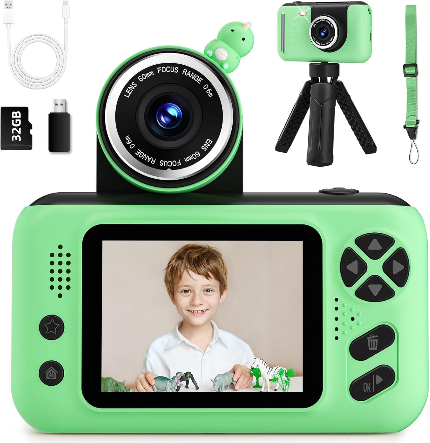 Kids Camera for Boys and Girls Age 3-8, Perfect Birthday Gift