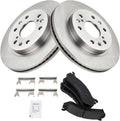TRQ Front Brake Pad & Rotor Kit Ceramic Compatible with Silverado 1500