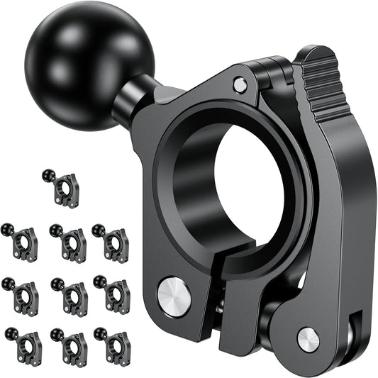 BRCOVAN 10 Pack Aluminum Alloy Handlebar Clamp Mount Base