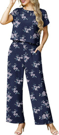 Lepunuo 2 Piece Summer Set for Women - Lightweight Lounge & Travel Top