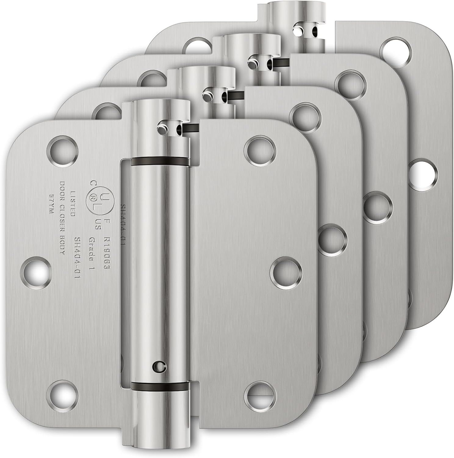 4 Pack Self Closing Door Hinges for Easy Installation and Use