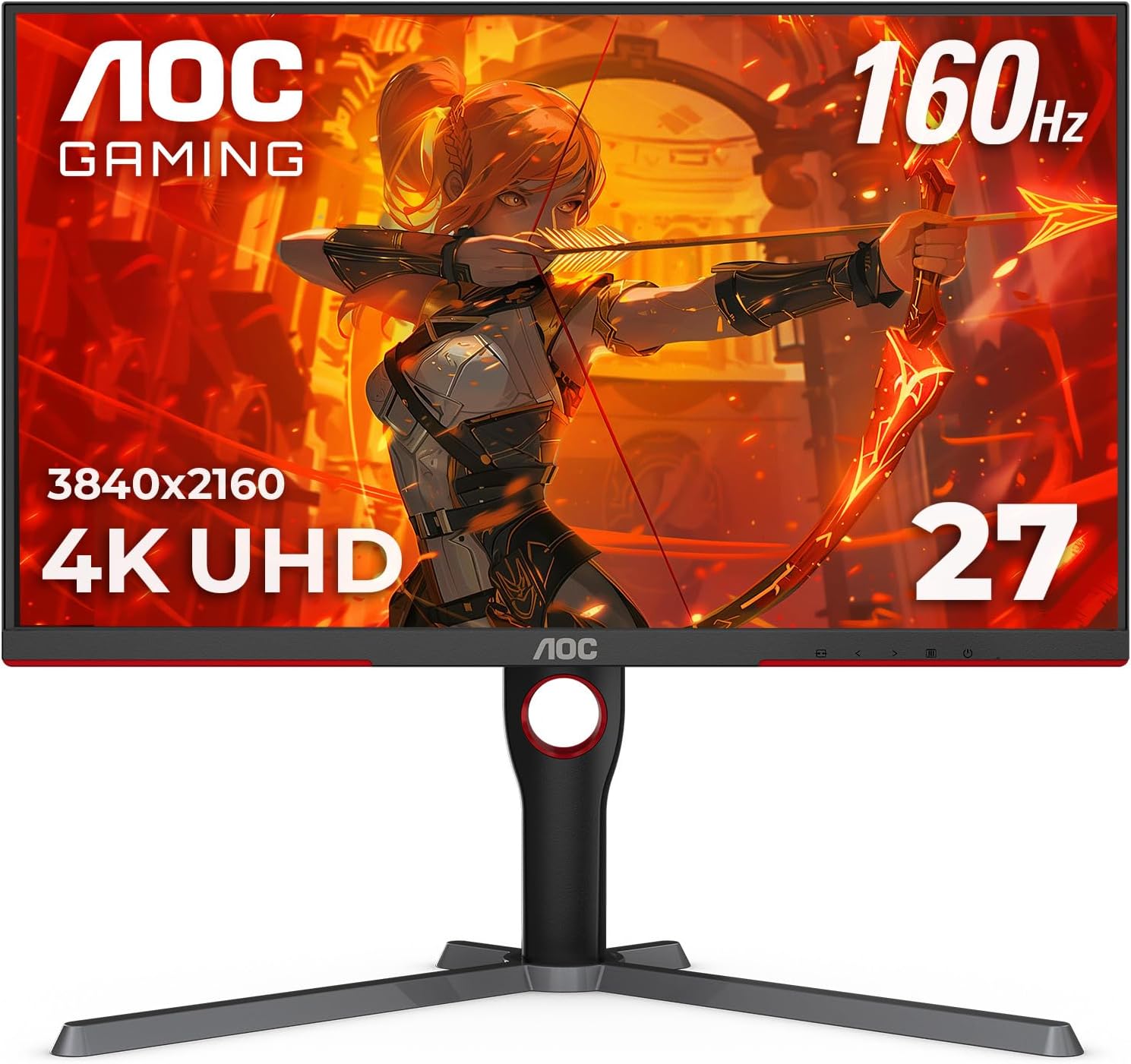 AOC 27 4K Gaming Monitor - 160Hz 1ms Response Time