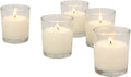 Stonebriar 48 Pack Unscented Votive Candles - Long 12 Hour Burn