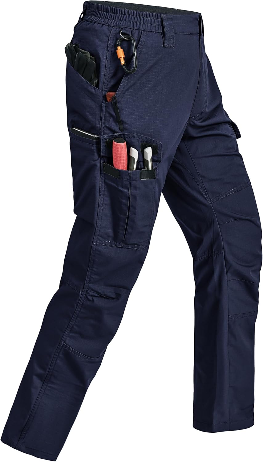 Mens Cargo Pants Ripstop Water Resistant Tactical Hiking Pants