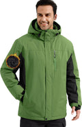 FREE SOLDIER Men's Waterproof Ski Snow Jacket - Warm, Fully Taped you