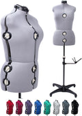 BHD BEAUTY Gray 13 Dials Adjustable Dress Form (Large) - Sewing Fit