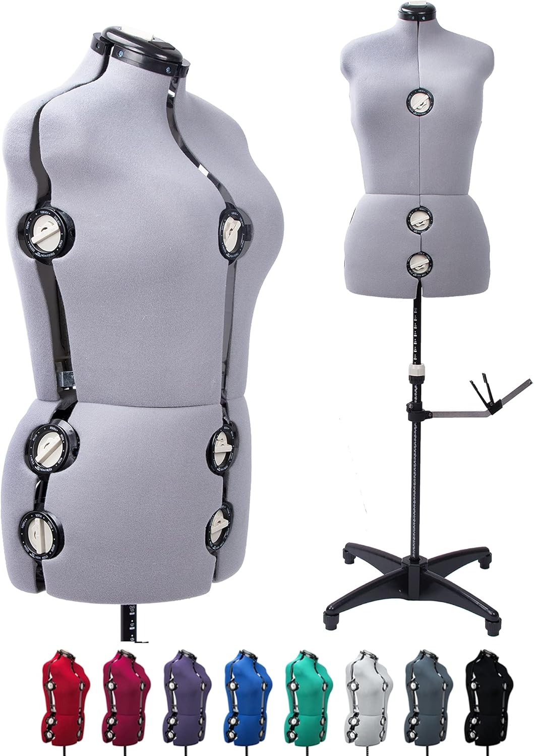 Adjustable Mannequin Dress Form for Sewing Projects and Display