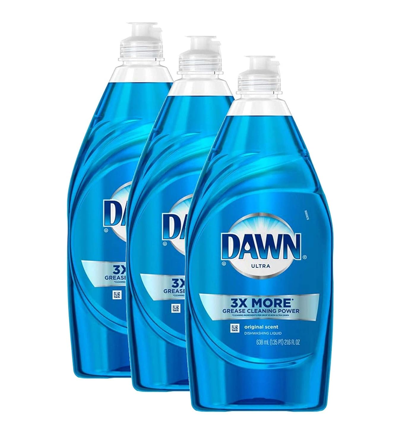 Dawn Ultra Liquid Dish Soap 3X Power Clean 72 Fl oz Pack
