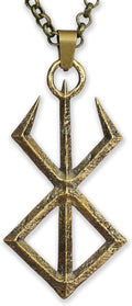 Brand of Sacrifice Rune Solar Eclipse Behelit Necklace for Men - Solid