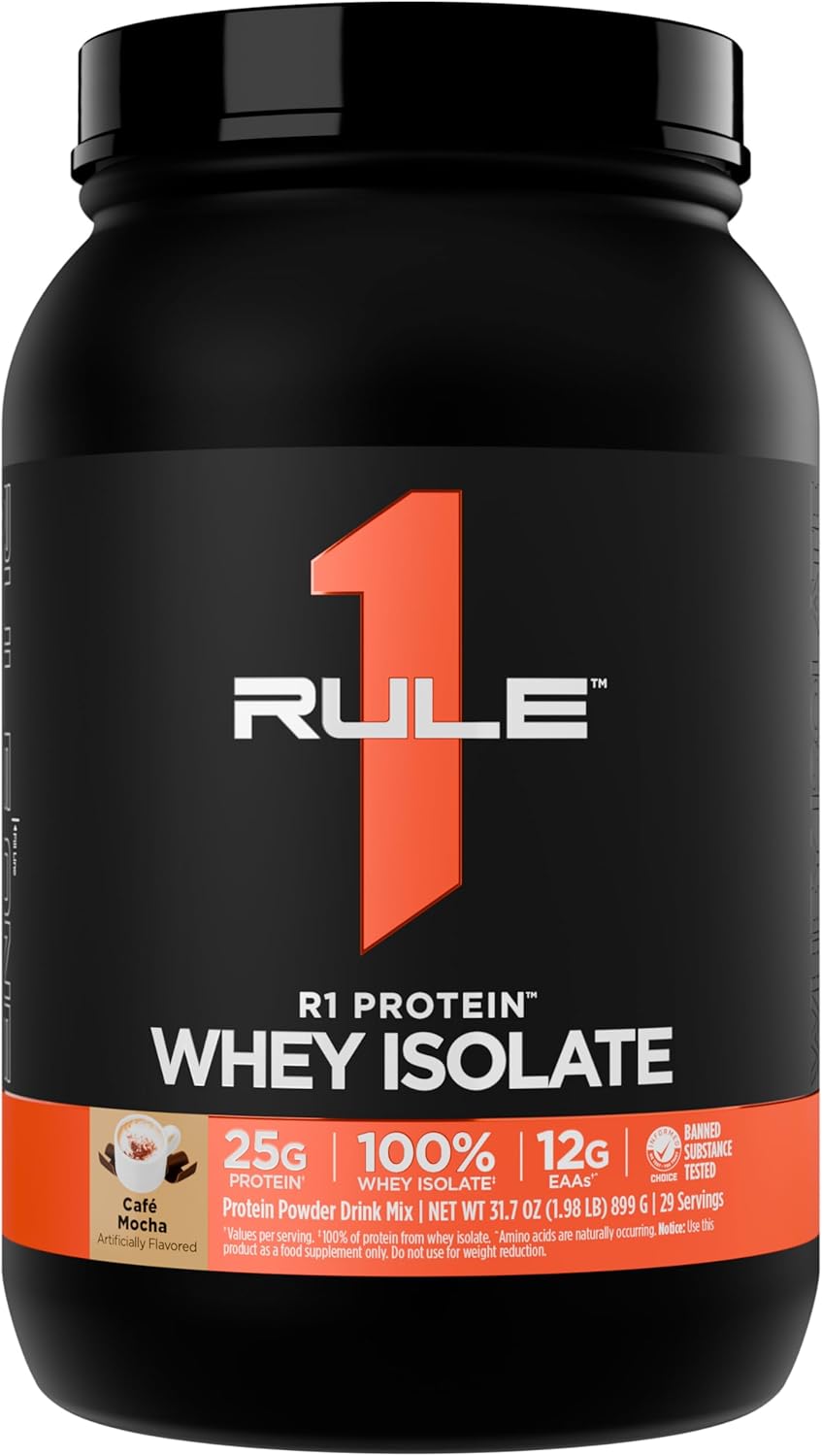 Rule 1 R1 Protein Whey Isolate - 25g Protein for Recovery