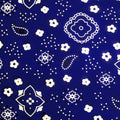 Bandana Print Poly Cotton Fabric 58in Wide - Soft, Durable, Colorfast