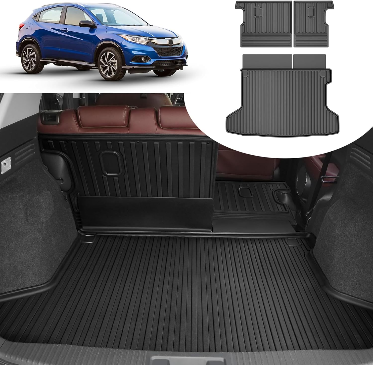 Cargo Liner & Backrest Mat for Honda HR-V 2016-2022 AWD
