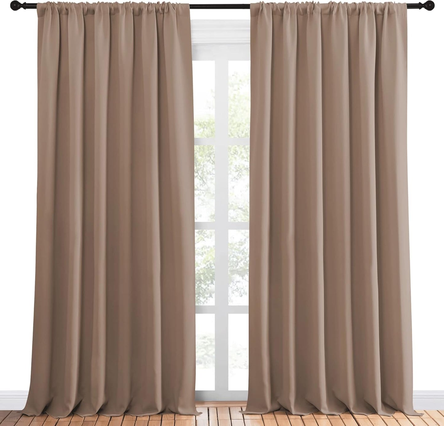 NICETOWN Room Darkening Curtains for Bedroom Privacy Protection