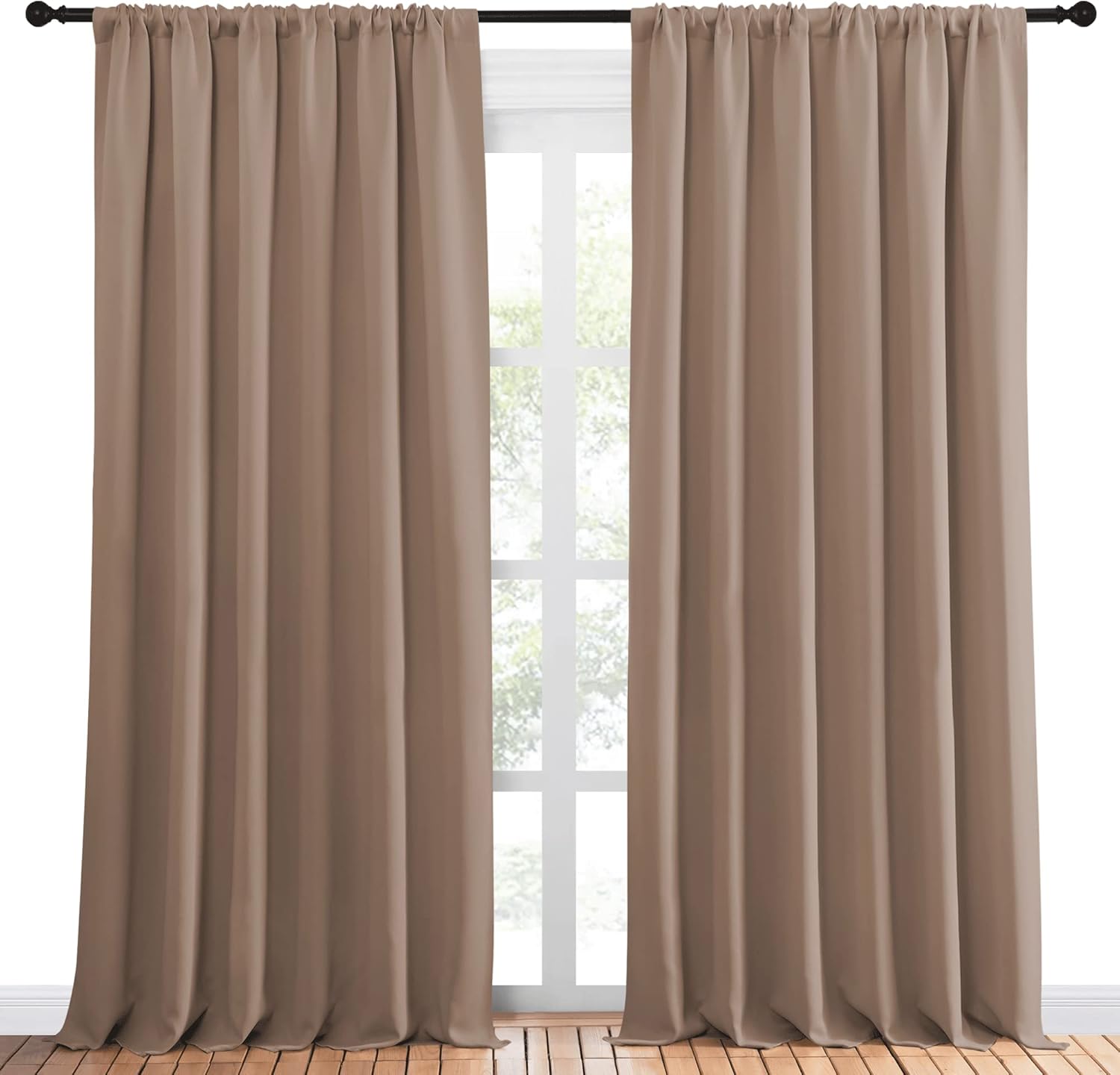 NICETOWN Room Darkening Curtains for Bedroom Privacy Protection