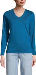 Relaxed Supima Cotton Women's V-Neck T-Shirt - Soft, Durable Fit
