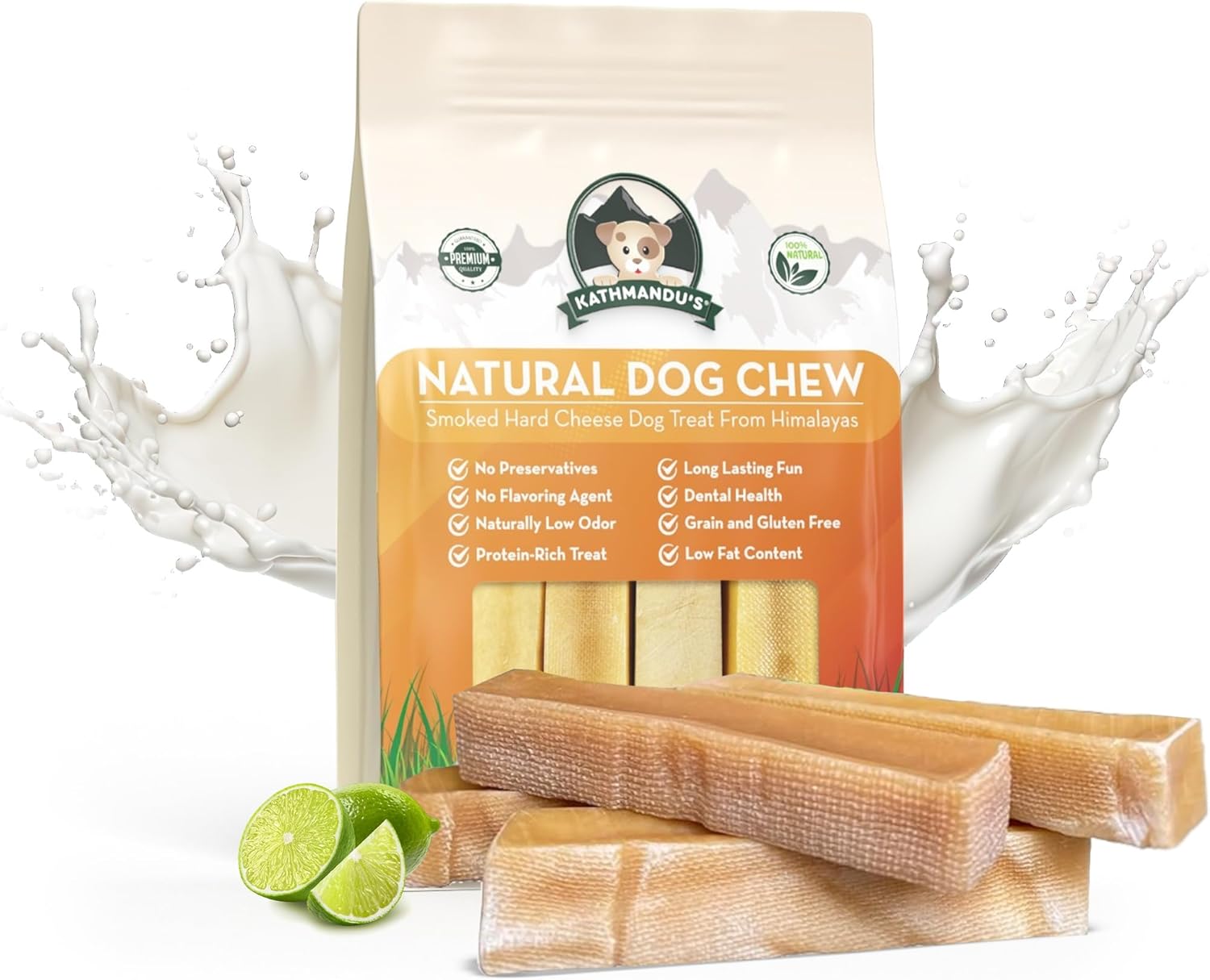 Authentic Himalayan Natural Dog Cheese Chew for Happy Pets