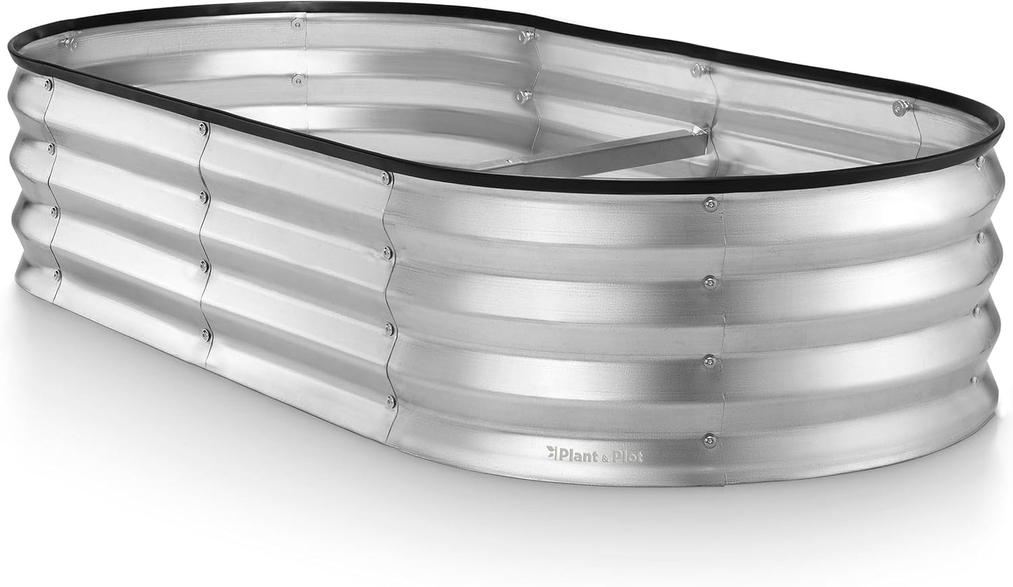 Galvanized Raised Garden Beds for Outdoor Gardening and Plants
