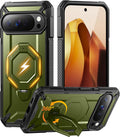TONGATE Pixel 10 / 10 Pro Case with 360 Spin Magnetic Stand - Rugged