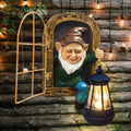 Whimsical Fairy Garden Gnomes with Solar Lights for Outdoor Decor