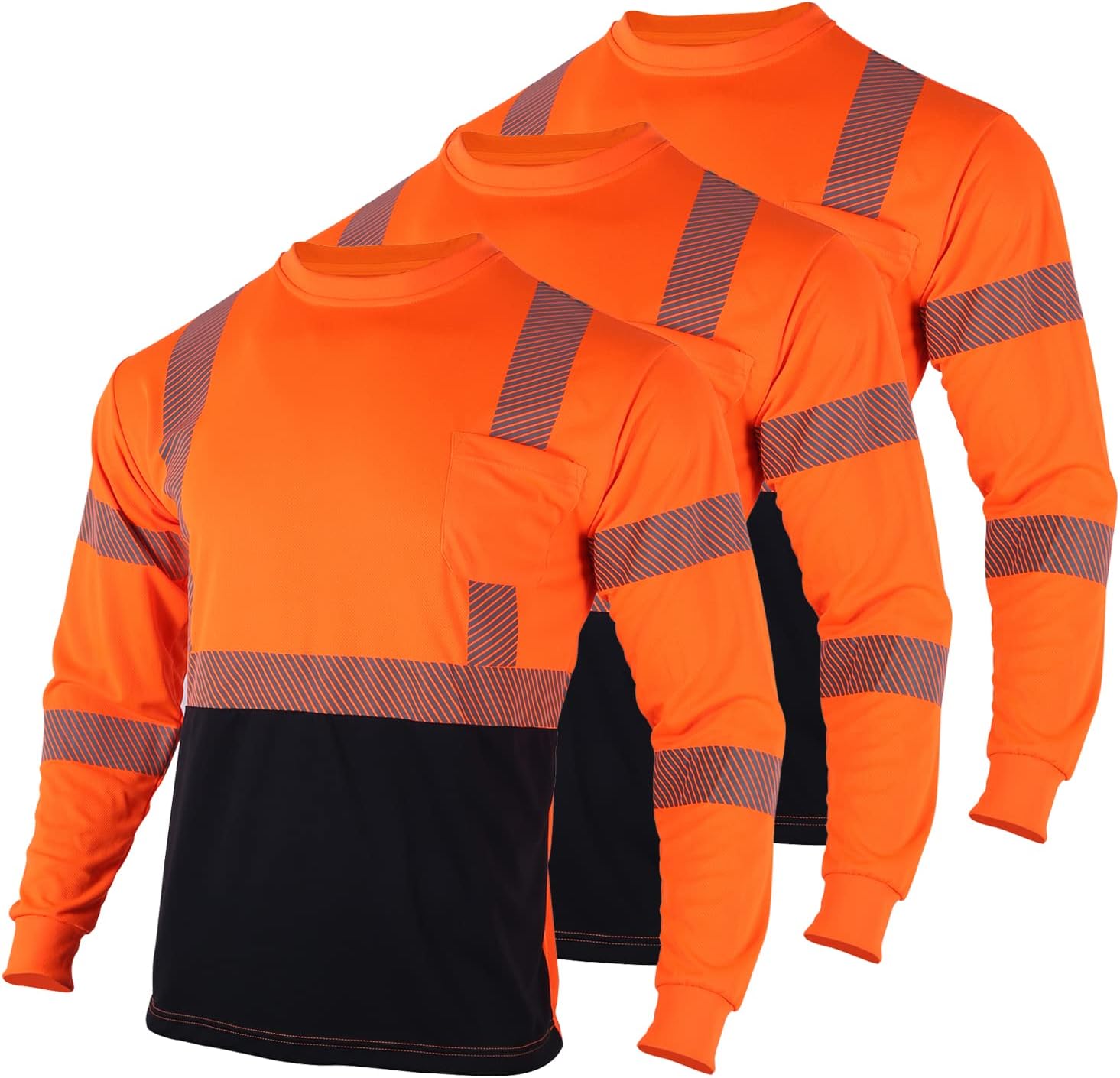 FONIRRA High Visibility T Shirts for Men - Safety Reflective Gear