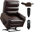 Electric Lift Chair with Heat and Massage - Dual Motor Recliner