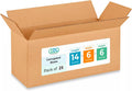 Medium Moving & Shipping Boxes 14in x 6in x 6in (25-Pack) - Extra