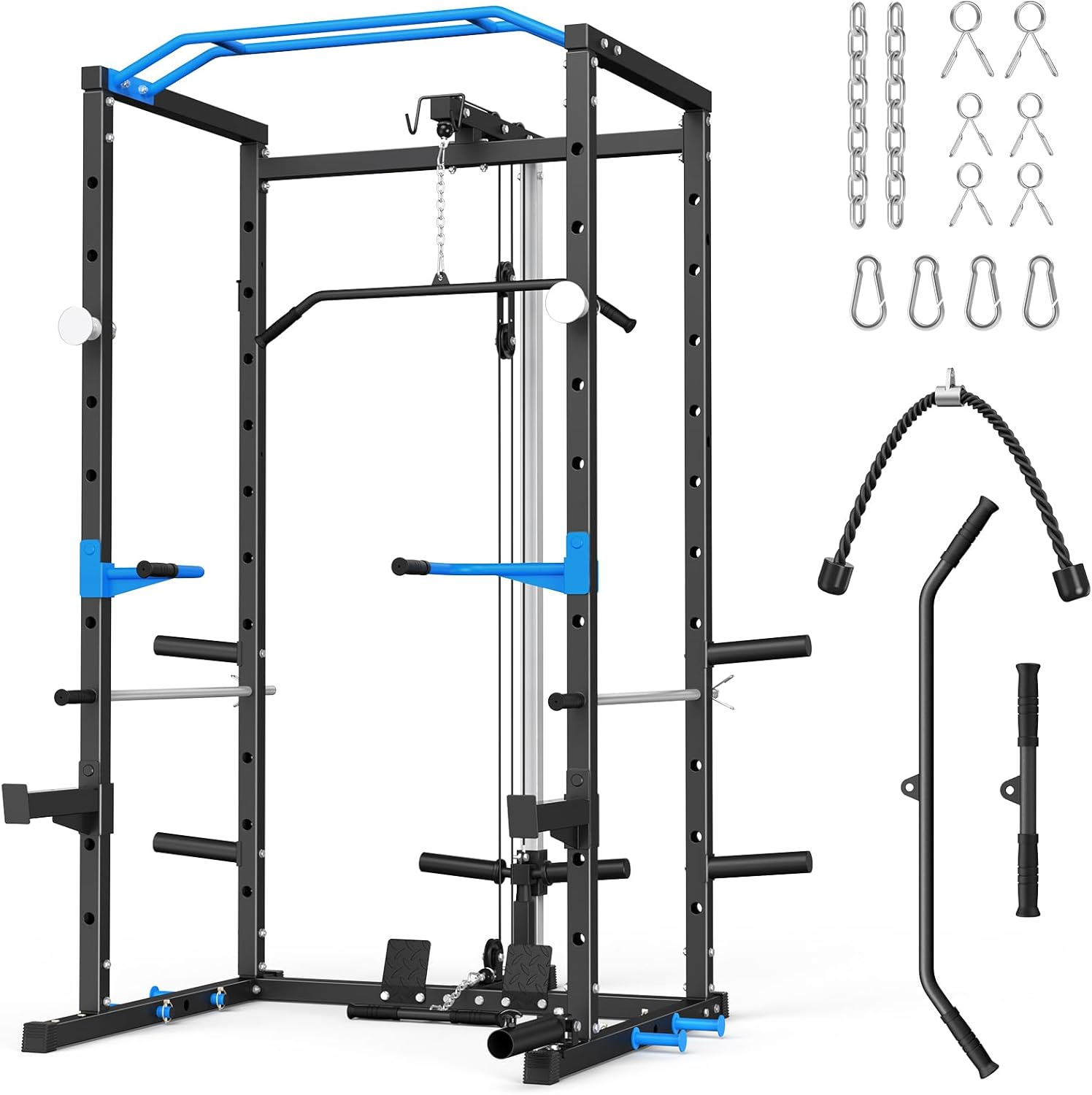 UTRYCO Power Cage: 1600LBS Weight Capacity & Cable Crossover