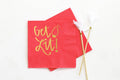 Get Lit This Christmas - Handmade Funny Cocktail Napkins