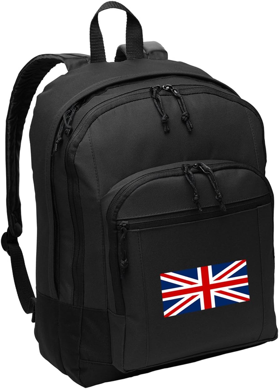 Classic Style UK Flag Backpack for School and Travel Needs