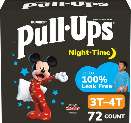 Pull-Ups Boys Night Time Potty Training Pants for Big Kids