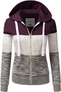 Stylish Plus Size Zip-Up Hoodie Jacket for Women by DOUBLJU