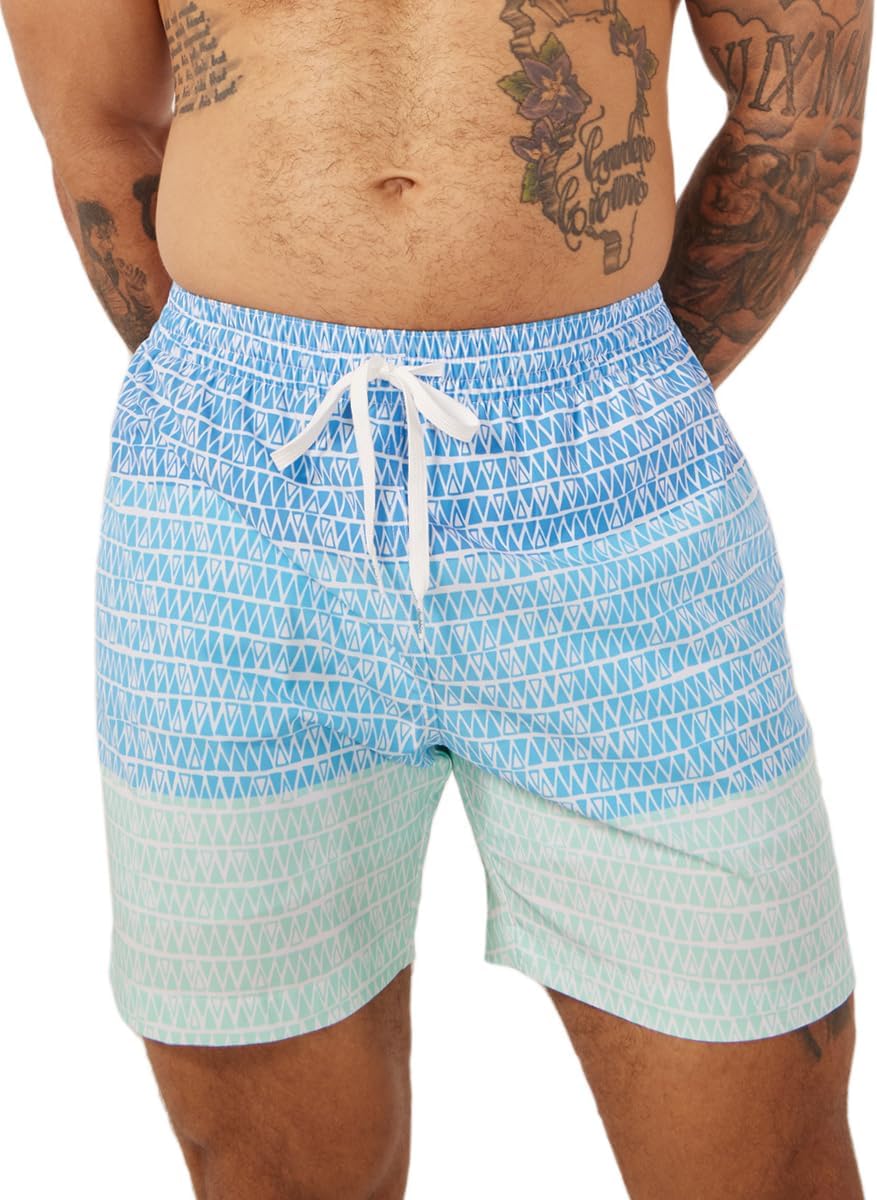 Chubbies Mens Swim Trunks with 4-Way Stretch for Summer Fun